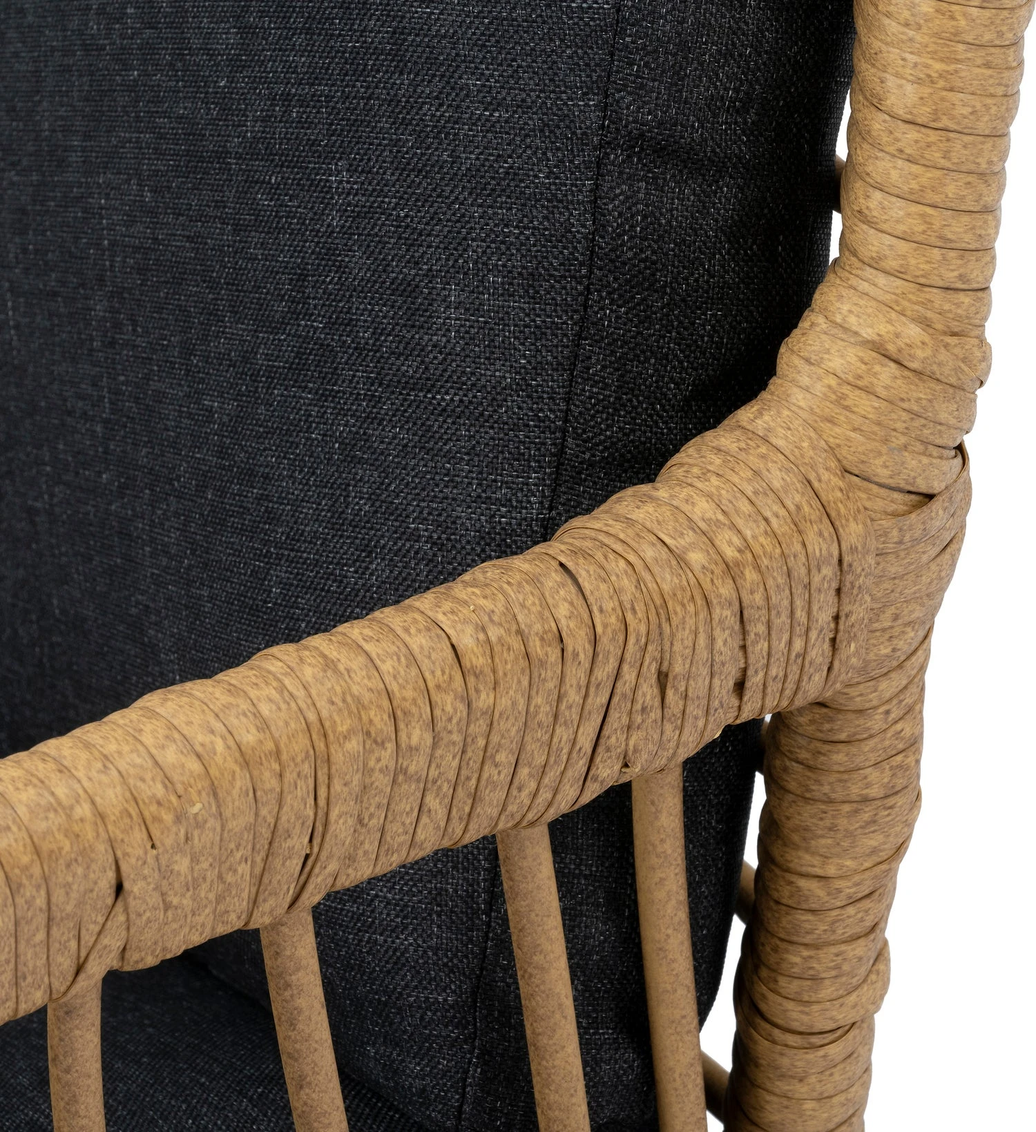 Intratuin Relaxstoel Mia Zwart 3 Intratuin Relaxstoel Mia Zwart - Afbeelding 3