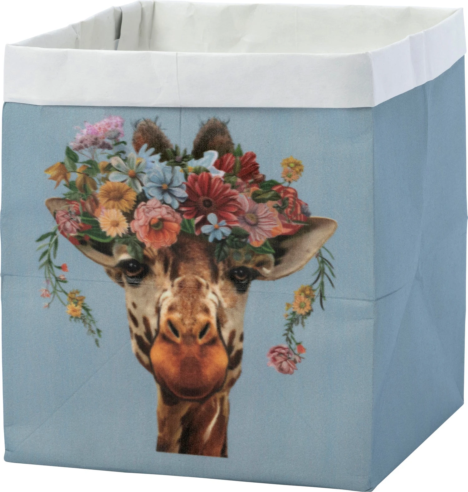 Intratuin Bloempot Manu Giraffe Blauw 18 X 18 X 20 Cm 1 Intratuin Bloempot Manu Giraffe Blauw 18 X 18 X 20 Cm