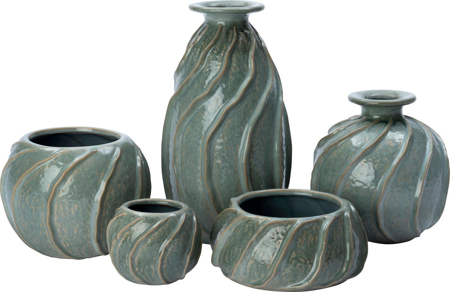 Intratuin Bloempot Ryden Groen D 13 H 10 Cm 2 Intratuin Bloempot Ryden Groen D 13 H 10 Cm - Afbeelding 2