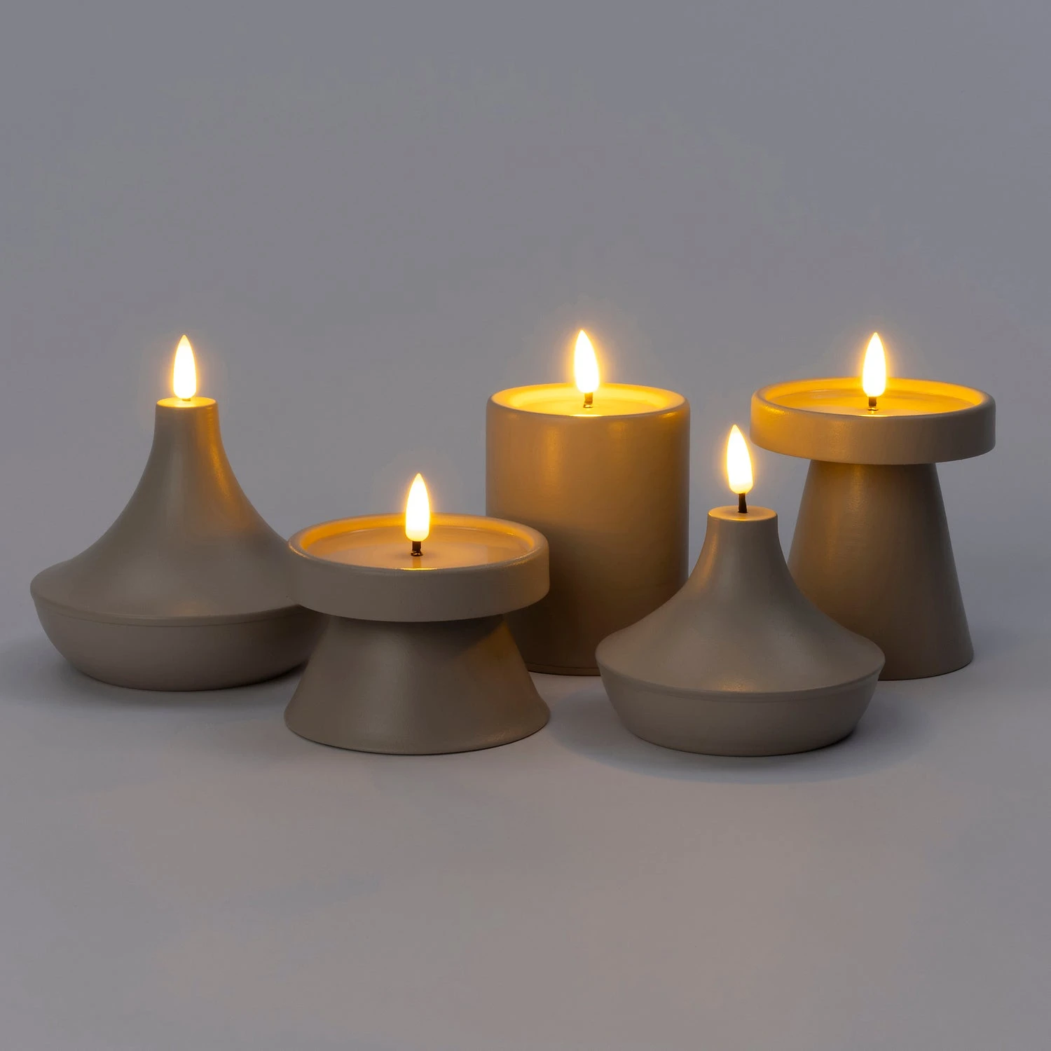 Intratuin LED Stompkaars Venna Beige D 9 H 10 Cm 2 Intratuin LED Stompkaars Venna Beige D 9 H 10 Cm - Afbeelding 2