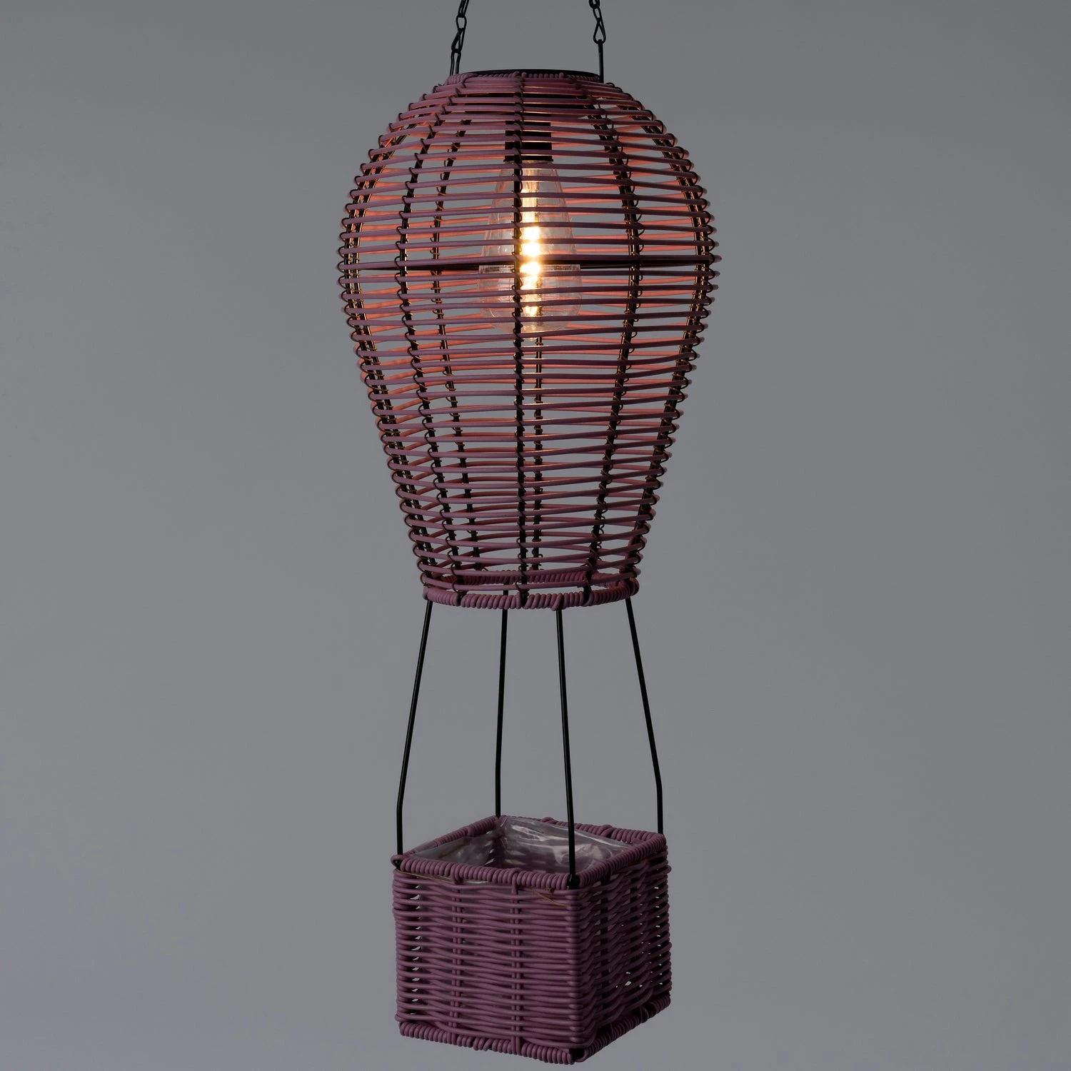 Intratuin Solar Hanglamp Paars D 23 H 56 Cm 2 Intratuin Solar Hanglamp Paars D 23 H 56 Cm - Afbeelding 2