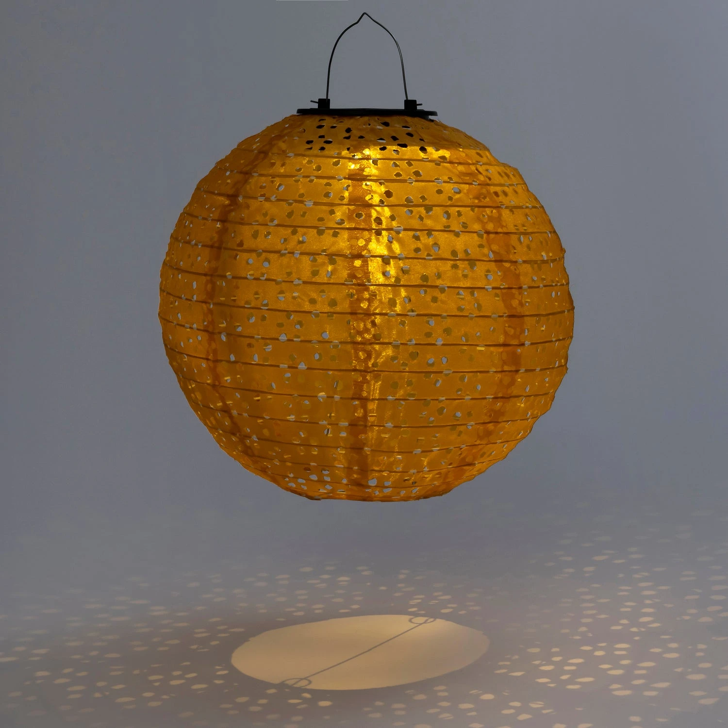 Intratuin Solar Lampion Bari Geel D 25 H 23 Cm 2 Intratuin Solar Lampion Bari Geel D 25 H 23 Cm - Afbeelding 2