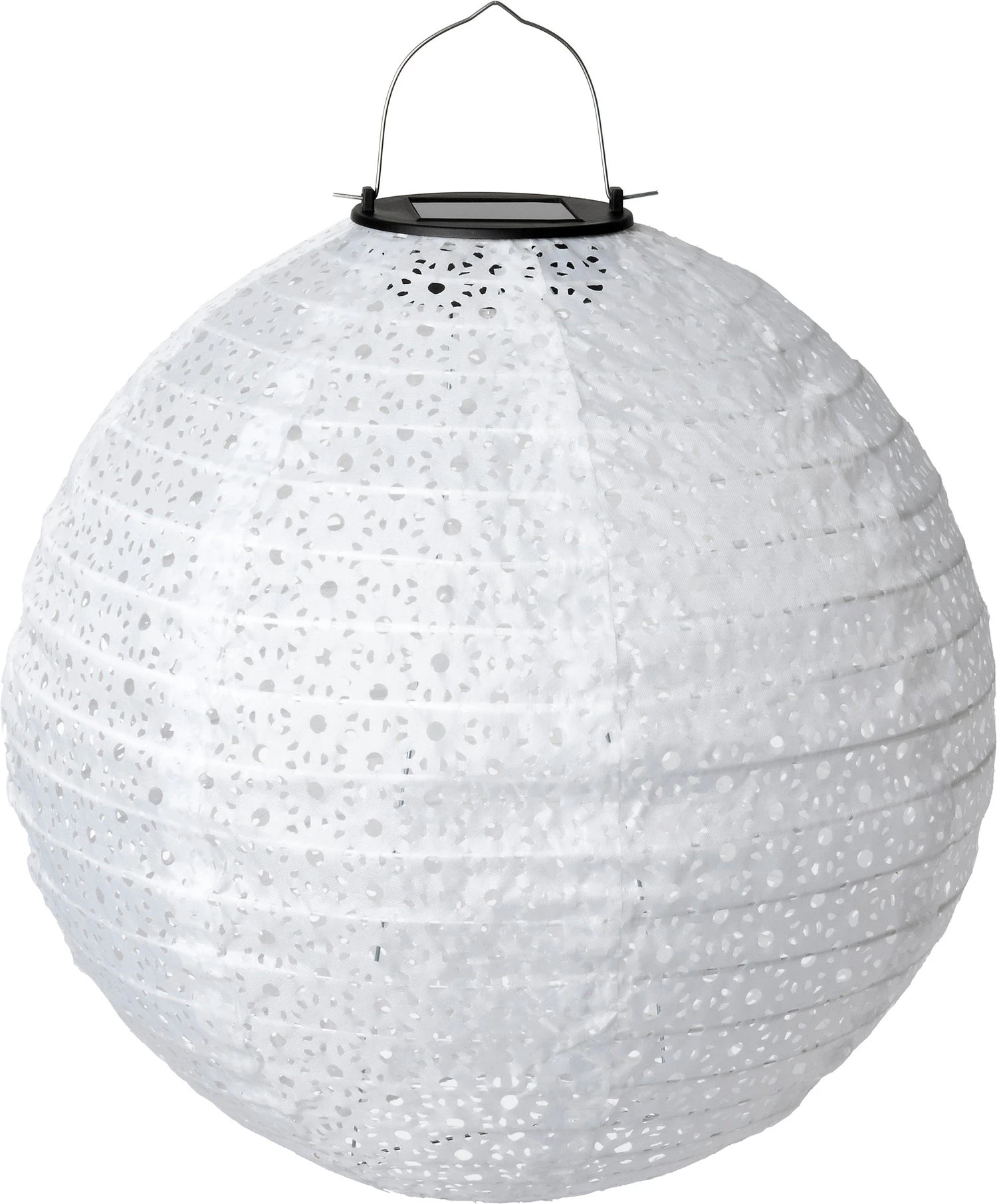Intratuin Solar Lampion Bari Wit D 35 H 33 Cm 1 Intratuin Solar Lampion Bari Wit D 35 H 33 Cm