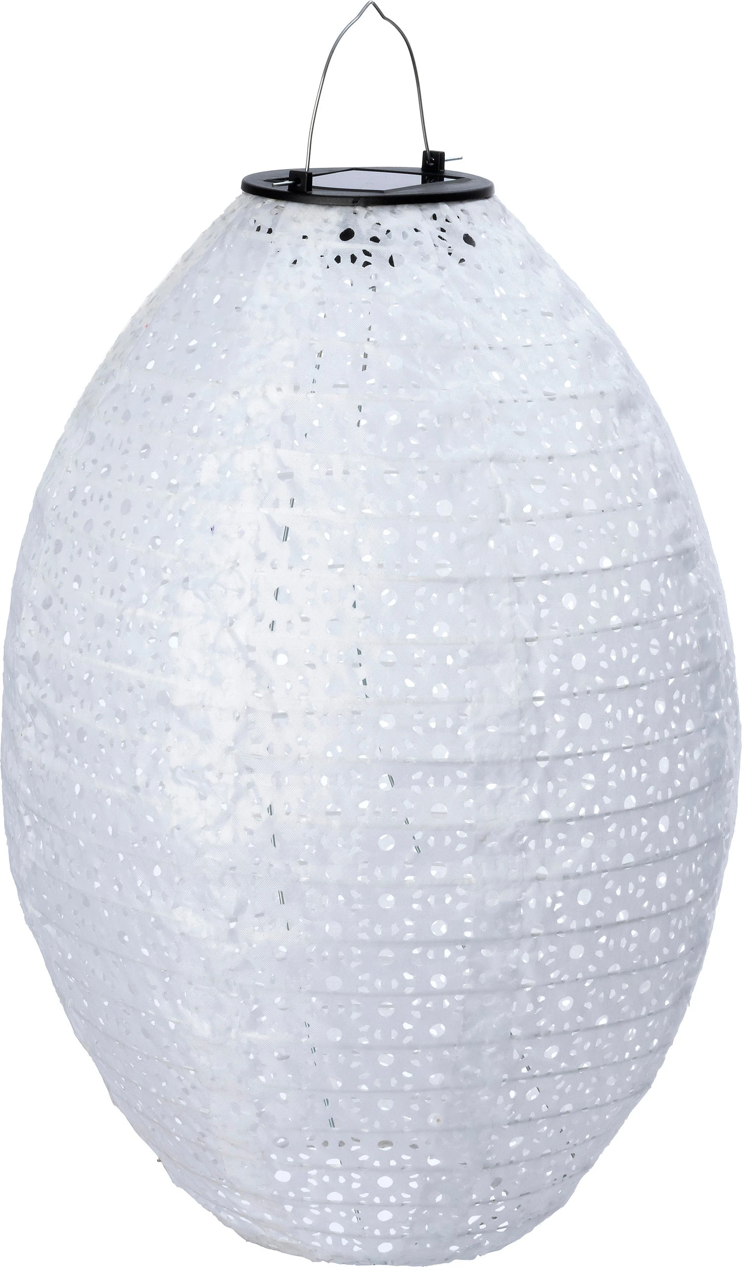 Intratuin Solar Lampion Bari Wit D 25 H 35 Cm 1 Intratuin Solar Lampion Bari Wit D 25 H 35 Cm