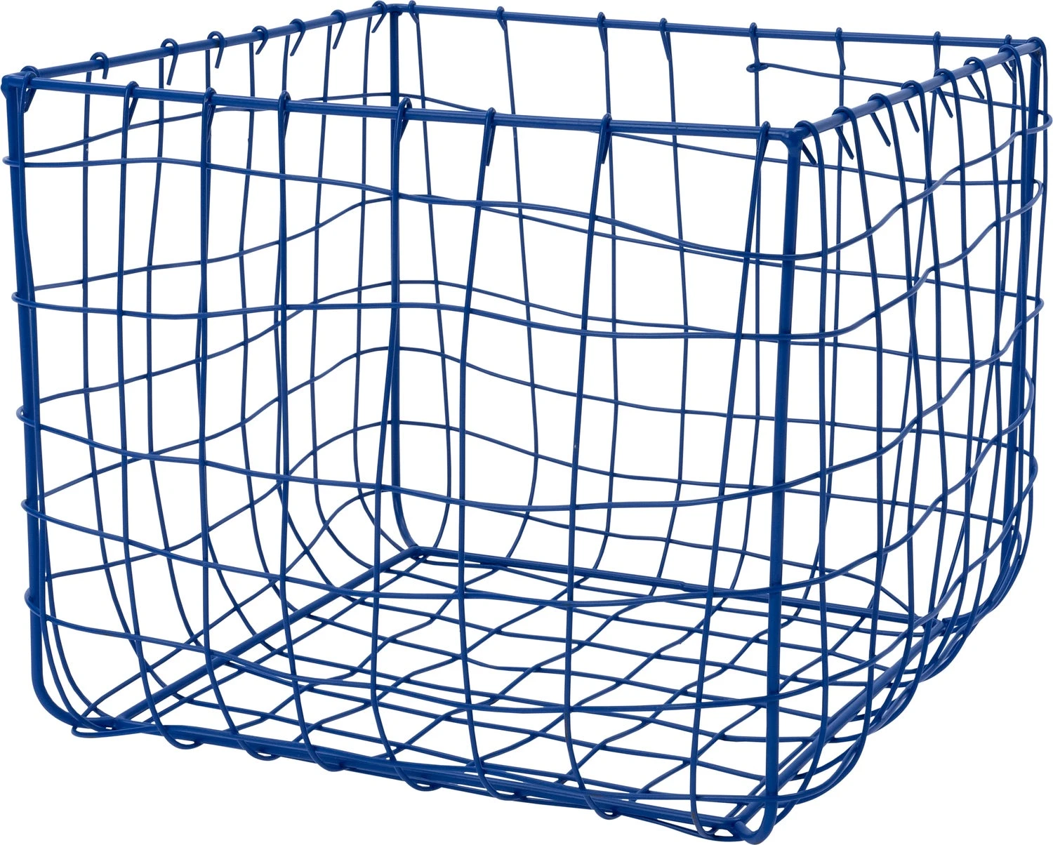 Intratuin Draadmand Iris Blauw 30 X 30 X 20 Cm 1 Intratuin Draadmand Iris Blauw 30 X 30 X 20 Cm