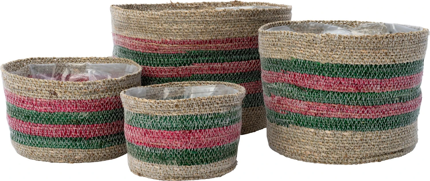 Intratuin Plantenmand Pip Strepen Roze D 22 H 13 Cm 2 Intratuin Plantenmand Pip Strepen Roze D 22 H 13 Cm - Afbeelding 2