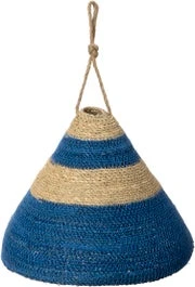 Intratuin Lampenkap Mees Naturel / Blauw D 33 H 29 Cm