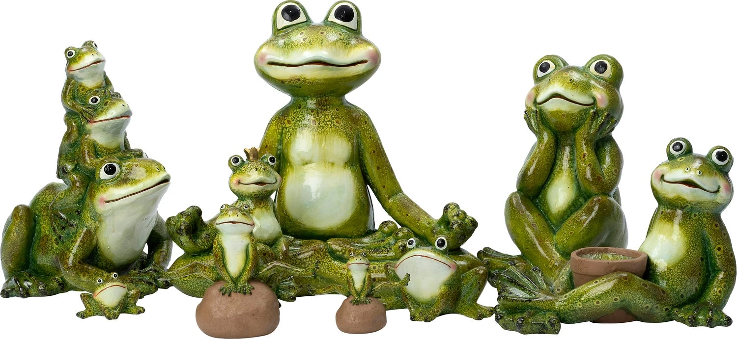 Intratuin Tuinbeeld Groda Kikker Spagaat Groen 24,8 X 10,7 X 19,8 Cm 3 Intratuin Tuinbeeld Groda Kikker Spagaat Groen 24,8 X 10,7 X 19,8 Cm - Afbeelding 3