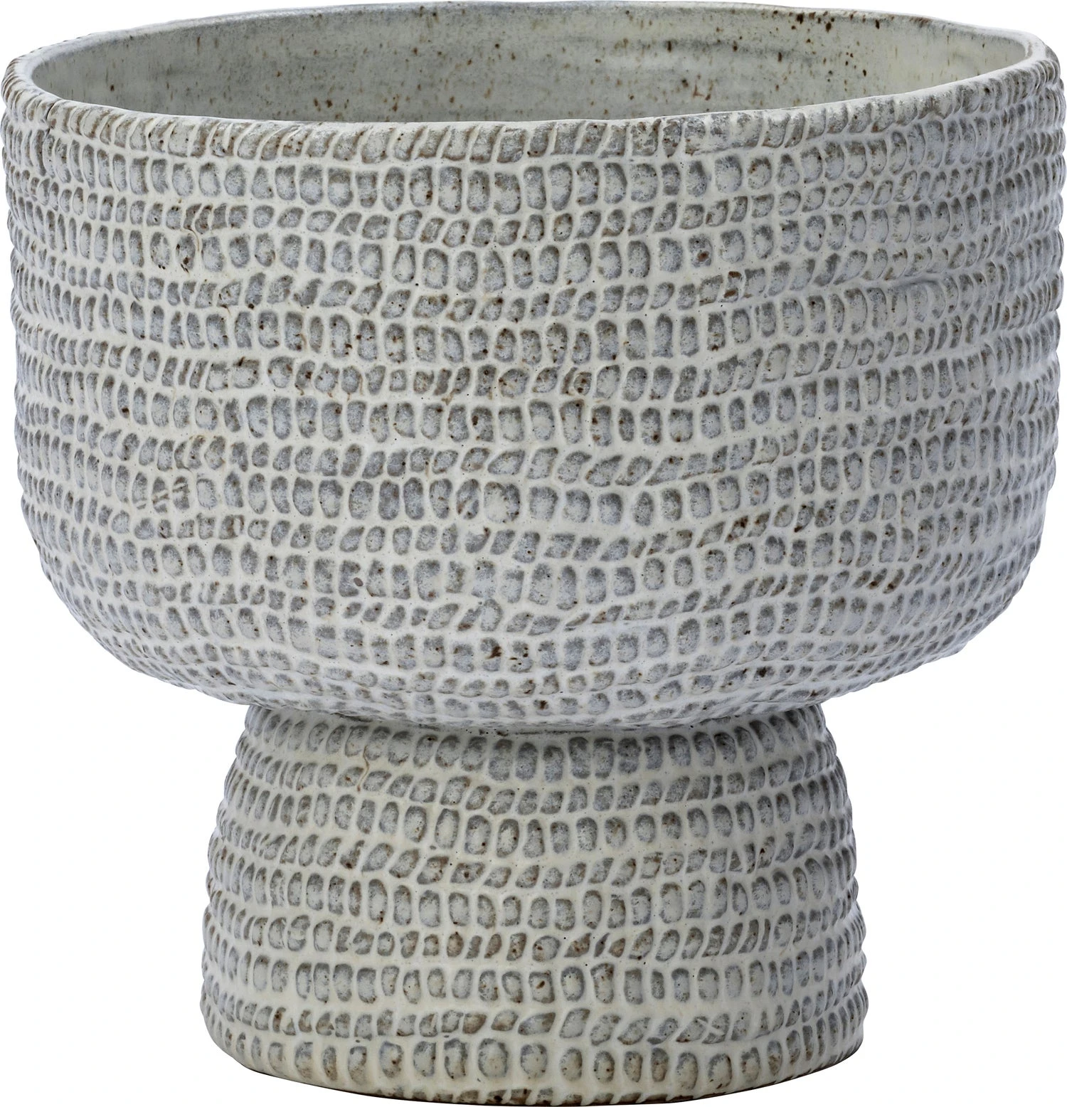 Intratuin Bloempot Faie Grijs / Wit D 20,5 H 19 Cm 1 Intratuin Bloempot Faie Grijs / Wit D 20,5 H 19 Cm