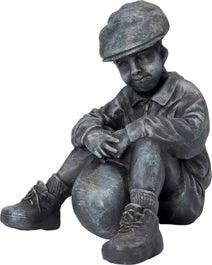 Intratuin Tuinbeeld Jongen Zittend Grijs 41 X 33 X 43 Cm 1 Intratuin Tuinbeeld Jongen Zittend Grijs 41 X 33 X 43 Cm