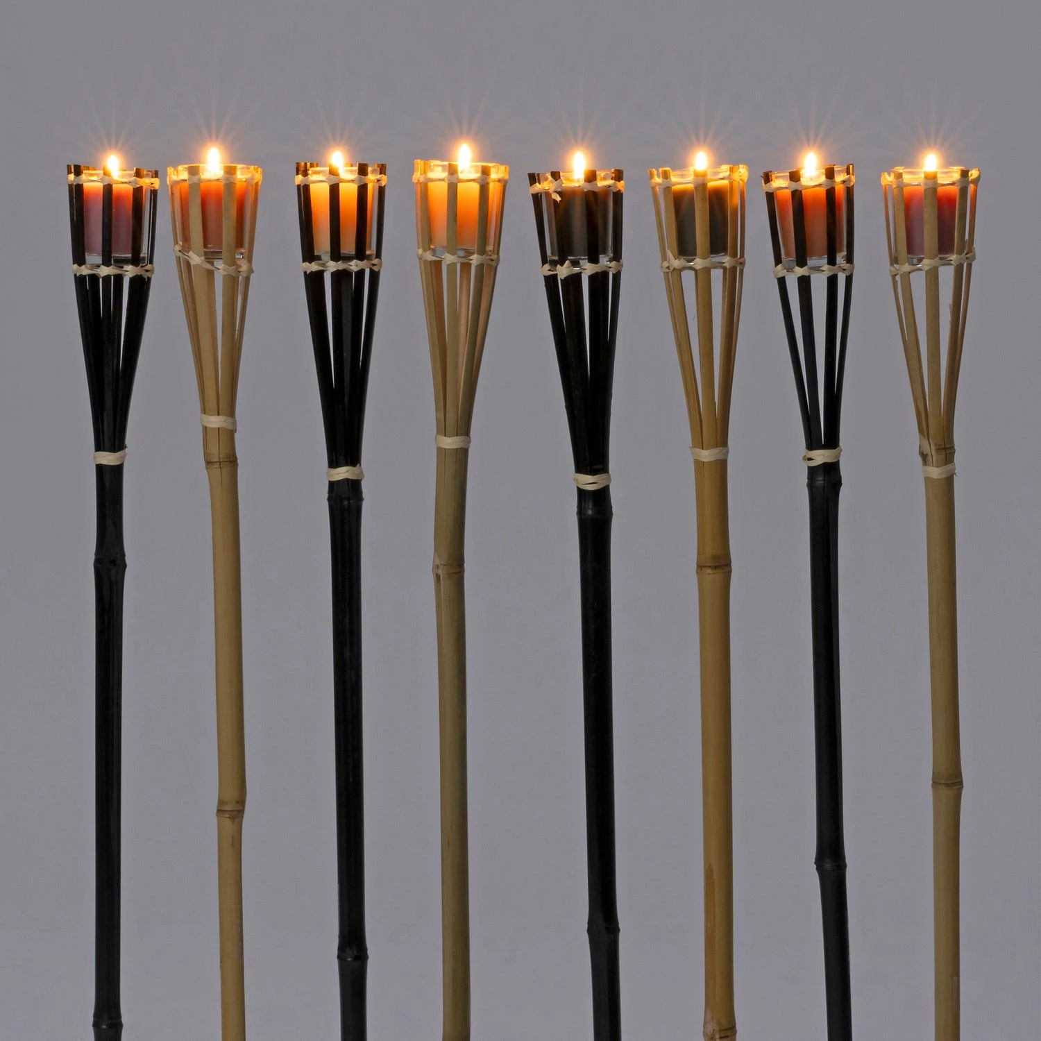 Intratuin Kaars Torcia Geel / Zwart 4 Uur D 6,5 H 76 Cm 2 Intratuin Kaars Torcia Geel / Zwart 4 Uur D 6,5 H 76 Cm - Afbeelding 2