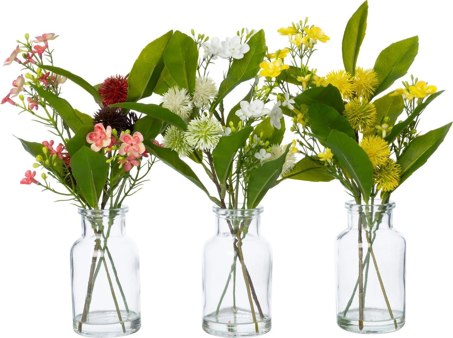 Intratuin Kunstboeket In Vaas Geel H 25 Cm 2 Intratuin Kunstboeket In Vaas Geel H 25 Cm - Afbeelding 2