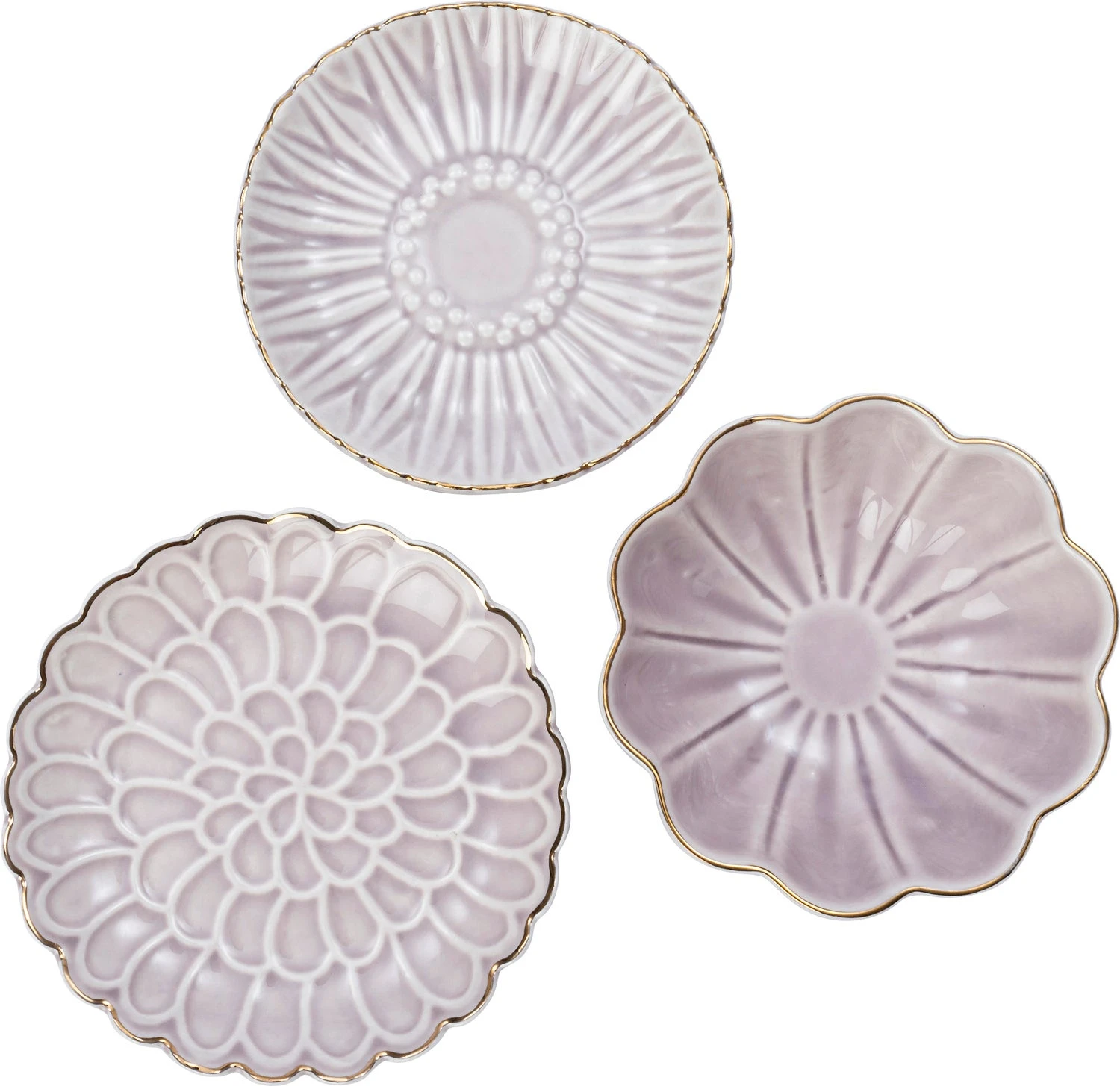 Intratuin Decoratiebord Aimee Paars D 10 H 1,7 Cm 2 Intratuin Decoratiebord Aimee Paars D 10 H 1,7 Cm - Afbeelding 2