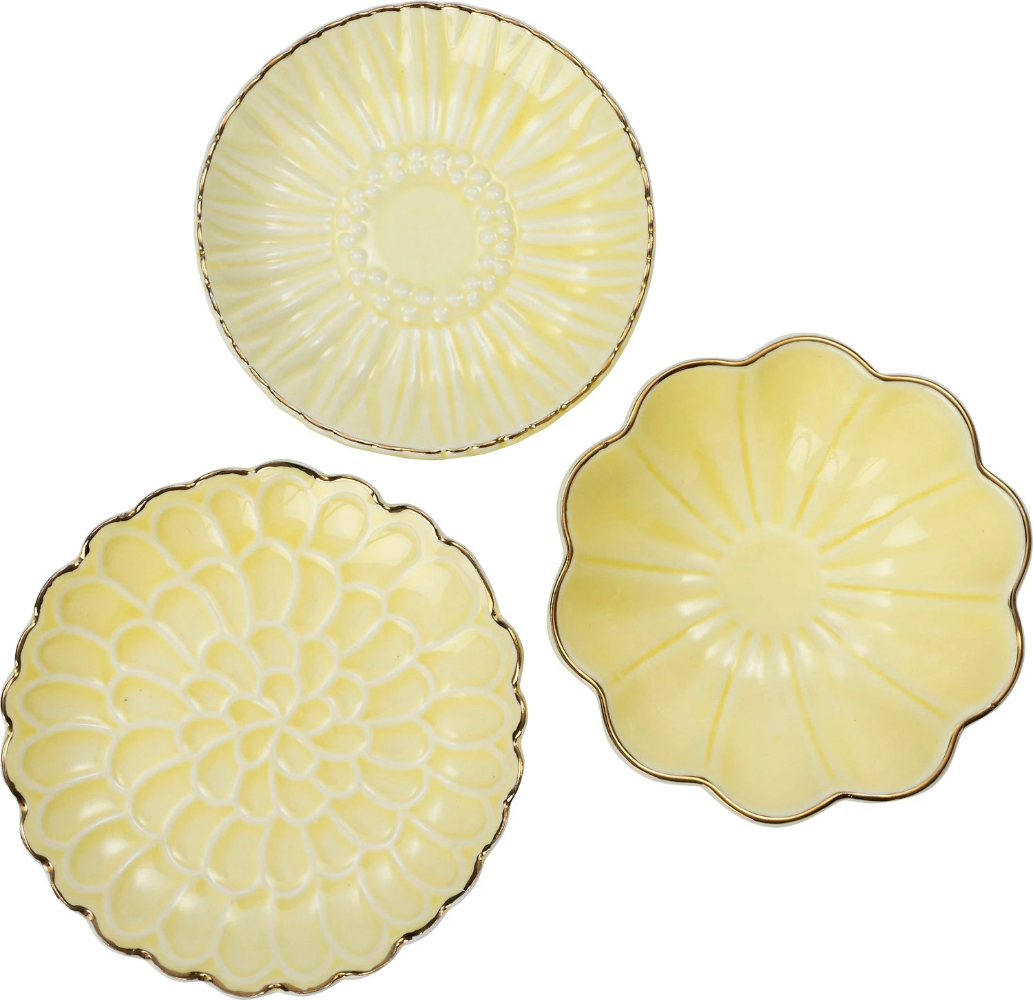 Intratuin Decoratiebord Aimee Geel D 10 H 1,7 Cm 2 Intratuin Decoratiebord Aimee Geel D 10 H 1,7 Cm - Afbeelding 2