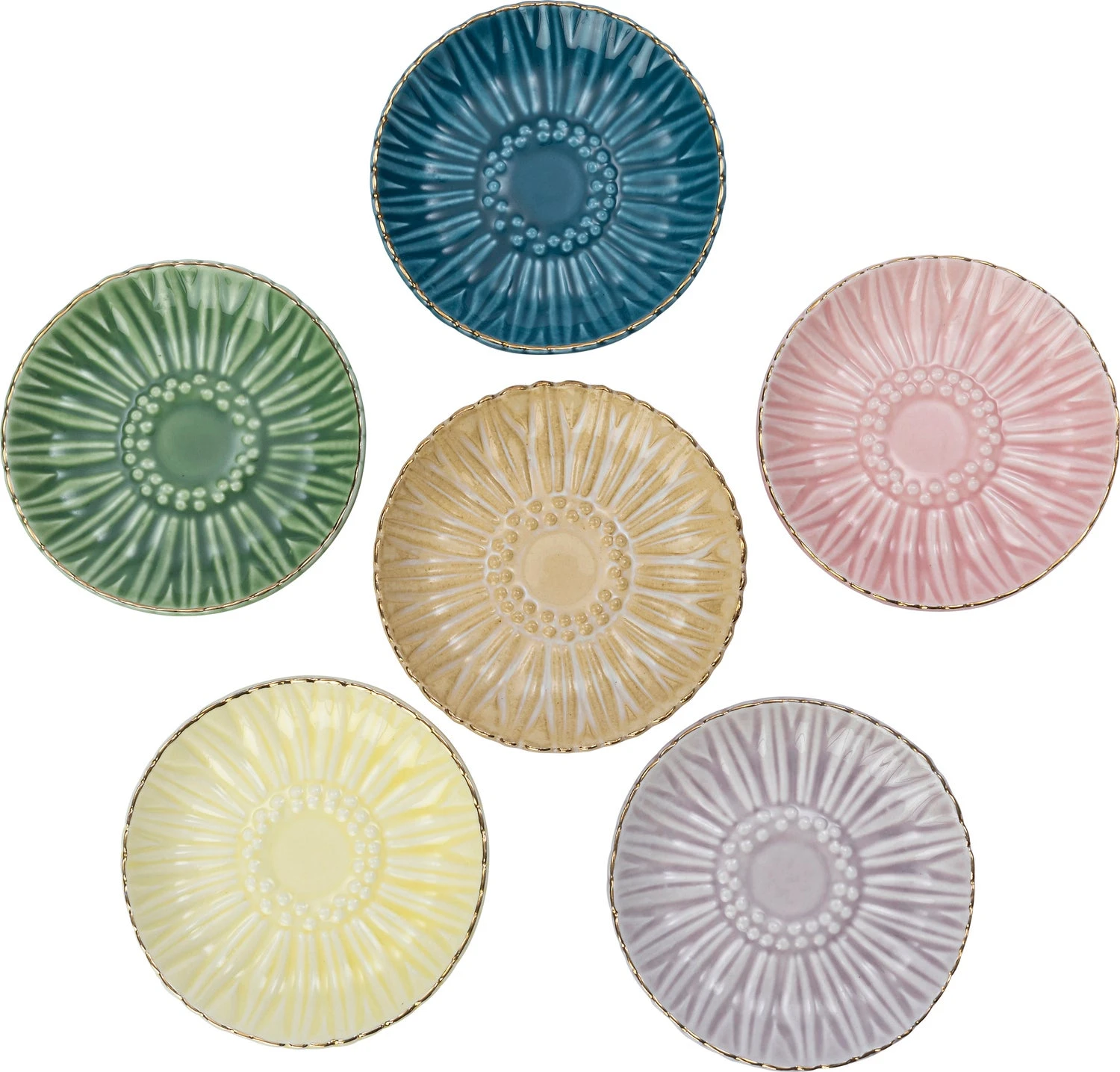 Intratuin Decoratiebord Aimee Geel D 10 H 1,7 Cm 3 Intratuin Decoratiebord Aimee Geel D 10 H 1,7 Cm - Afbeelding 3