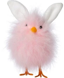 Intratuin Paasdecoratie Kendi Kuiken Oren Roze 9 X 10 X 1 Cm