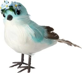 Intratuin Paasdecoratie Kara Vogel Blauw 16 X 7 X 14 Cm