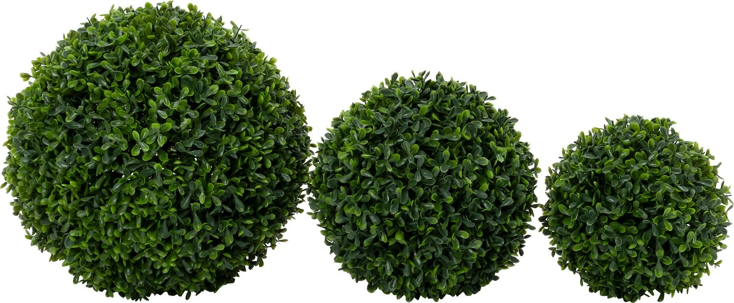 Intratuin Kunstplant Buxus Donker Groen 23 X 23 X 23 Cm 2 Intratuin Kunstplant Buxus Donker Groen 23 X 23 X 23 Cm - Afbeelding 2