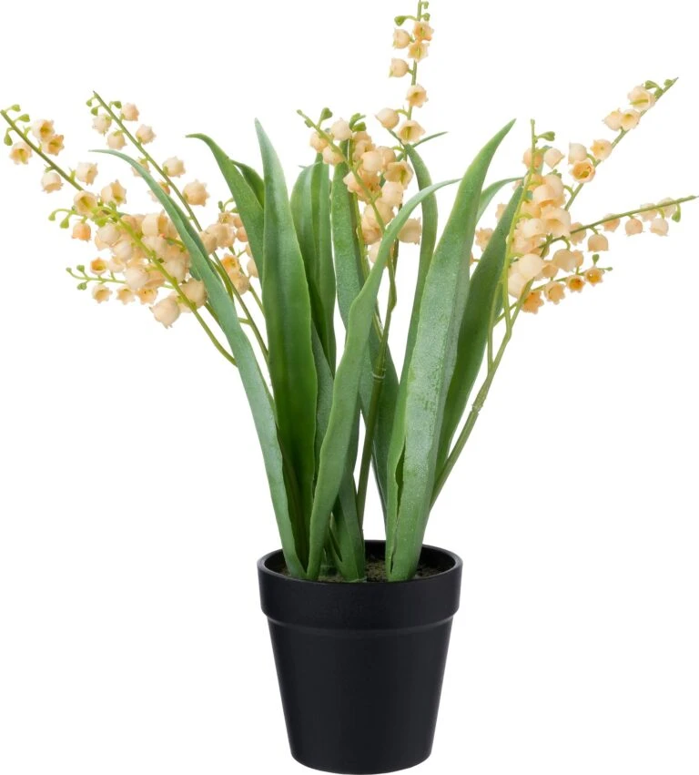 Intratuin Kunstplant Klokjesbloem Oranje 9 X 9 X 32 Cm