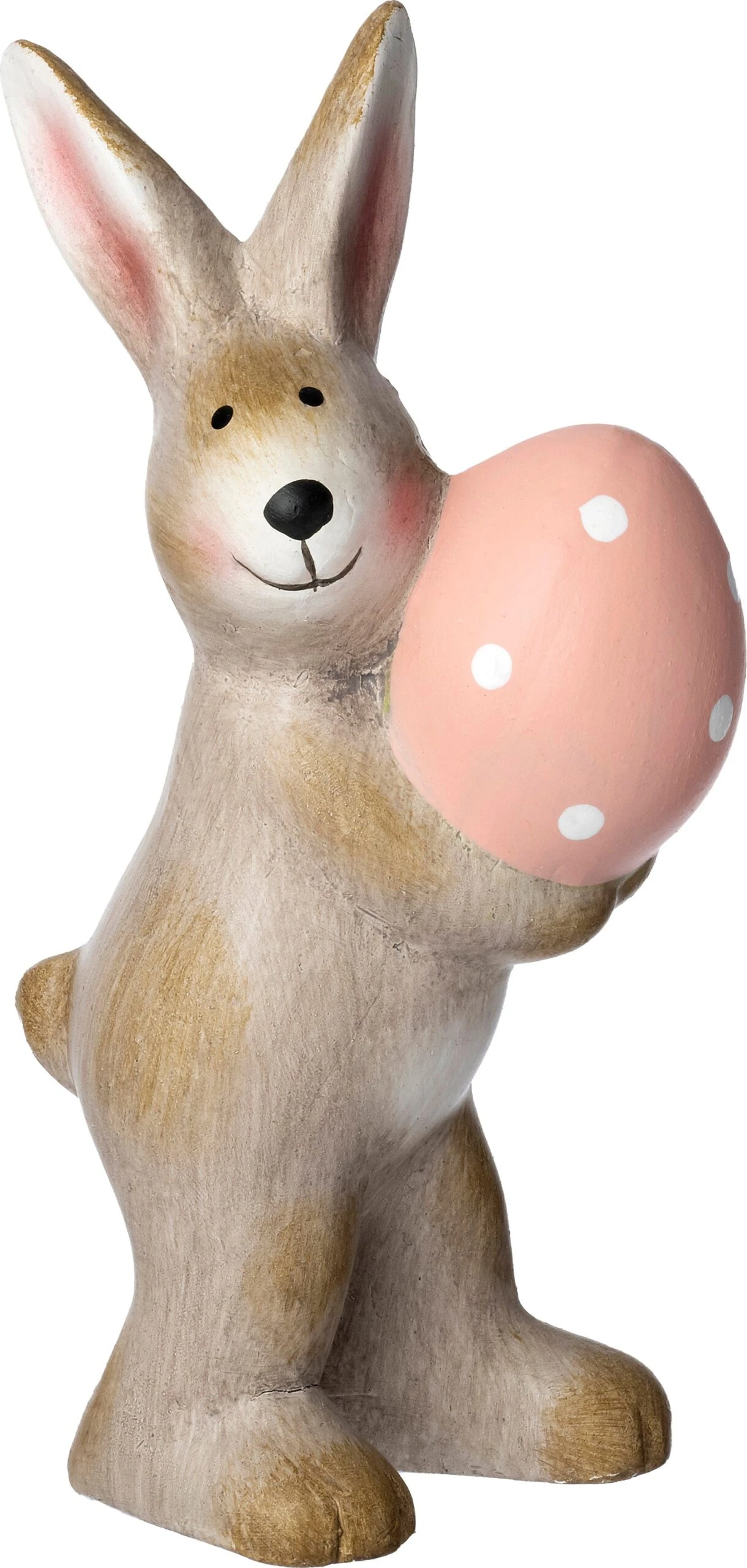 Intratuin Paasdecoratiebeeld Kana Konijn Ei Bruin / Roze 9 X 7,3 X 19 Cm 1 Intratuin Paasdecoratiebeeld Kana Konijn Ei Bruin / Roze 9 X 7,3 X 19 Cm