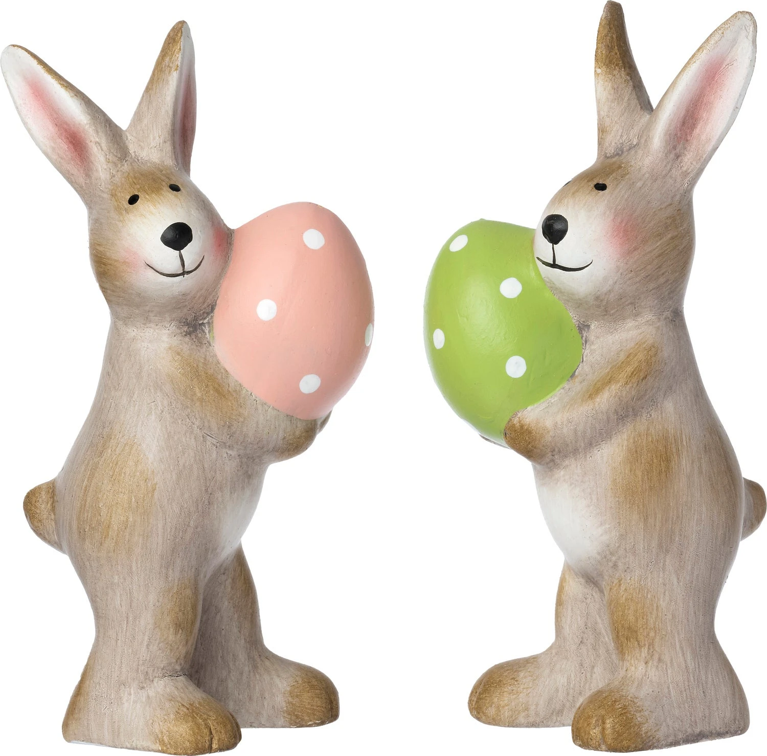 Intratuin Paasdecoratiebeeld Kana Konijn Ei Bruin / Roze 9 X 7,3 X 19 Cm 2 Intratuin Paasdecoratiebeeld Kana Konijn Ei Bruin / Roze 9 X 7,3 X 19 Cm - Afbeelding 2