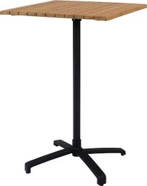 Intratuin 2-zits Bartafel Fidel Zwart 70 X 70 X 106 Cm