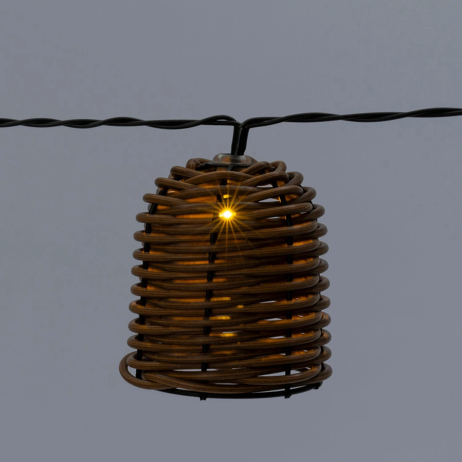 Intratuin Lichtsnoer Ibiza Bruin 230 Cm Met 10 Lampjes 2 Intratuin Lichtsnoer Ibiza Bruin 230 Cm Met 10 Lampjes - Afbeelding 2