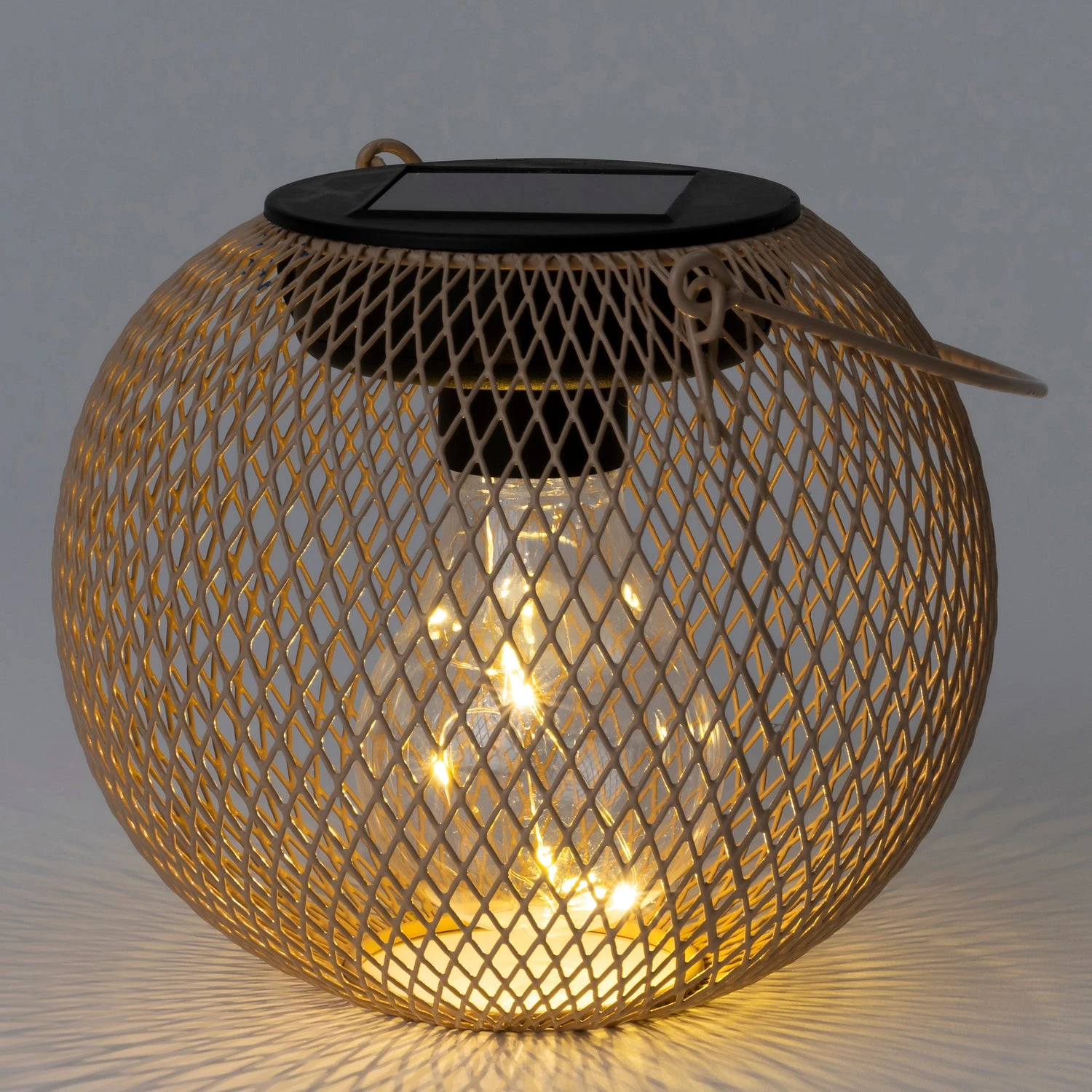 Intratuin Solar Lantaarn Jun Beige D 14 H 14 Cm 2 Intratuin Solar Lantaarn Jun Beige D 14 H 14 Cm - Afbeelding 2