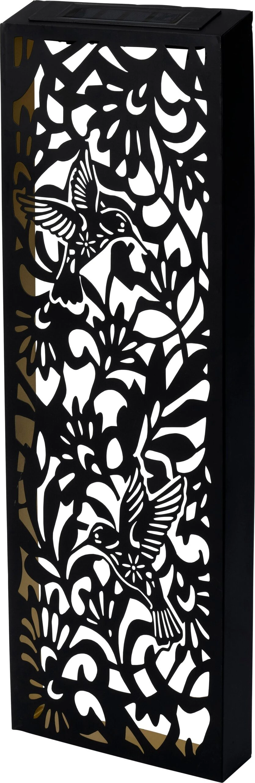 Intratuin Solar Wandlamp Fleur Zwart 15 X 5 X 60 Cm 1 Intratuin Solar Wandlamp Fleur Zwart 15 X 5 X 60 Cm