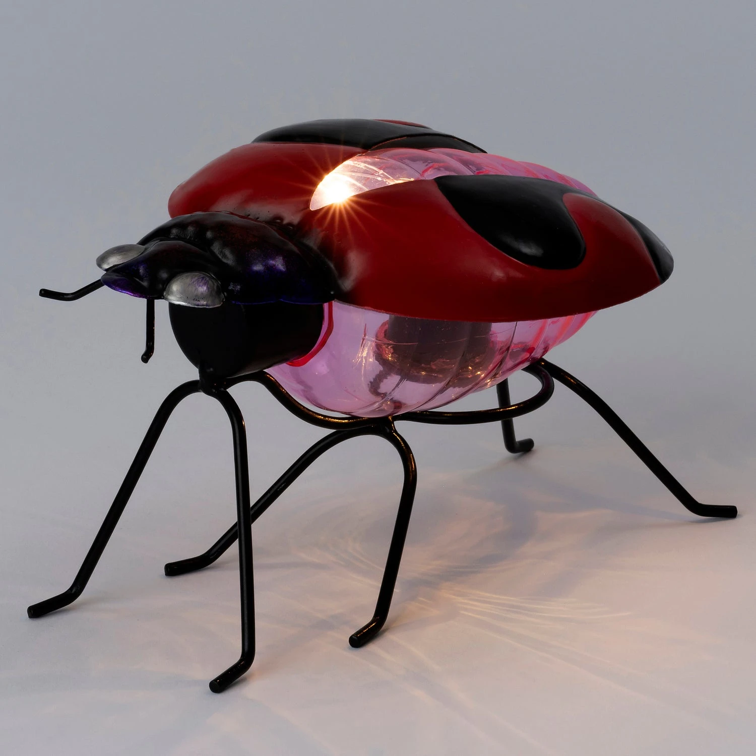 Intratuin Solar Lamp Lieveheerstbeestje Rood 16 X 11,5 X 9,7 Cm 2 Intratuin Solar Lamp Lieveheerstbeestje Rood 16 X 11,5 X 9,7 Cm - Afbeelding 2