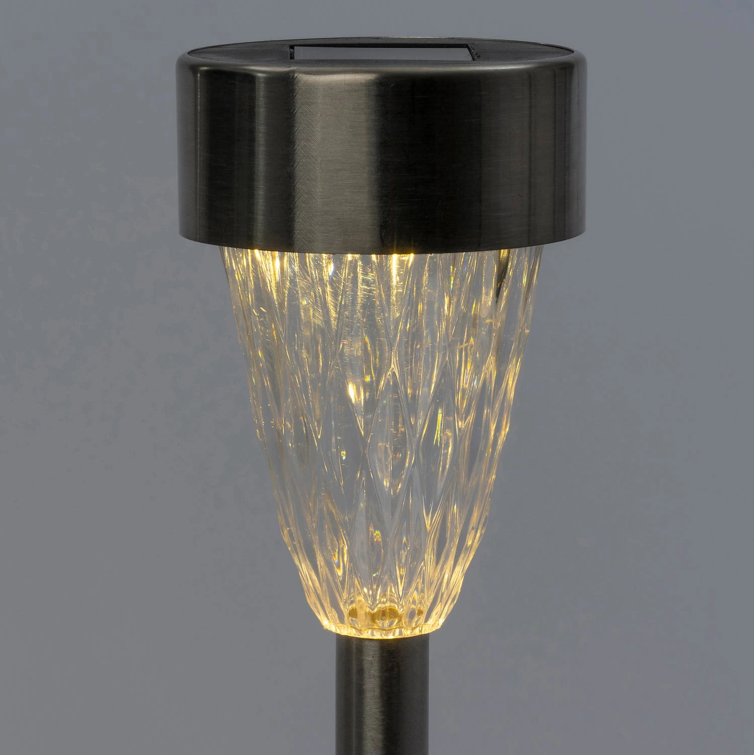 Intratuin Solar Staande Buitenlamp Zilver D 7 H 37,5 Cm 2 Intratuin Solar Staande Buitenlamp Zilver D 7 H 37,5 Cm - Afbeelding 2