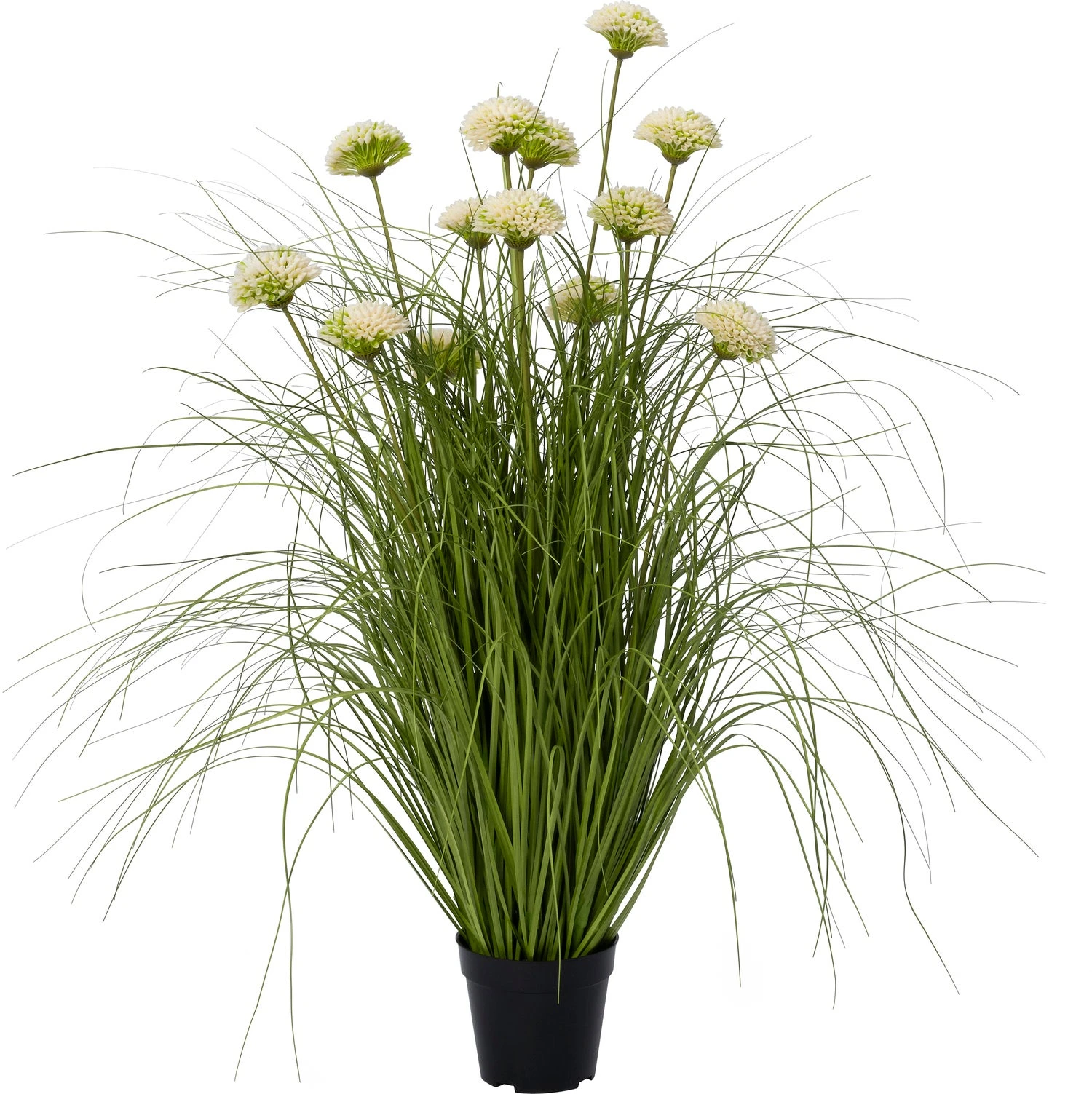 Intratuin Kunstplant Siergras Met Bloem Crème 60 X 60 X 100 Cm 1 Intratuin Kunstplant Siergras Met Bloem Crème 60 X 60 X 100 Cm