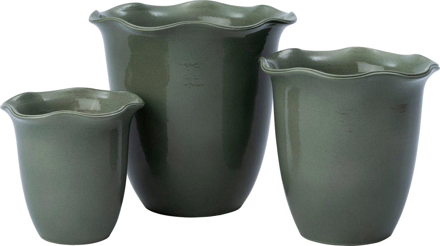 Intratuin Bloempot Country Groen D 24 H 24 Cm 2 Intratuin Bloempot Country Groen D 24 H 24 Cm - Afbeelding 2