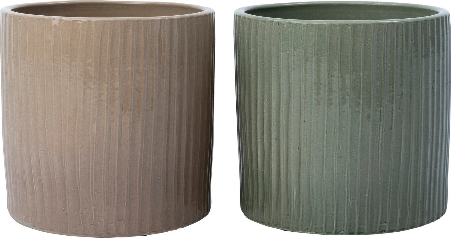 Intratuin Bloempot Mesio Groen D 29 H 27 Cm 3 Intratuin Bloempot Mesio Groen D 29 H 27 Cm - Afbeelding 3