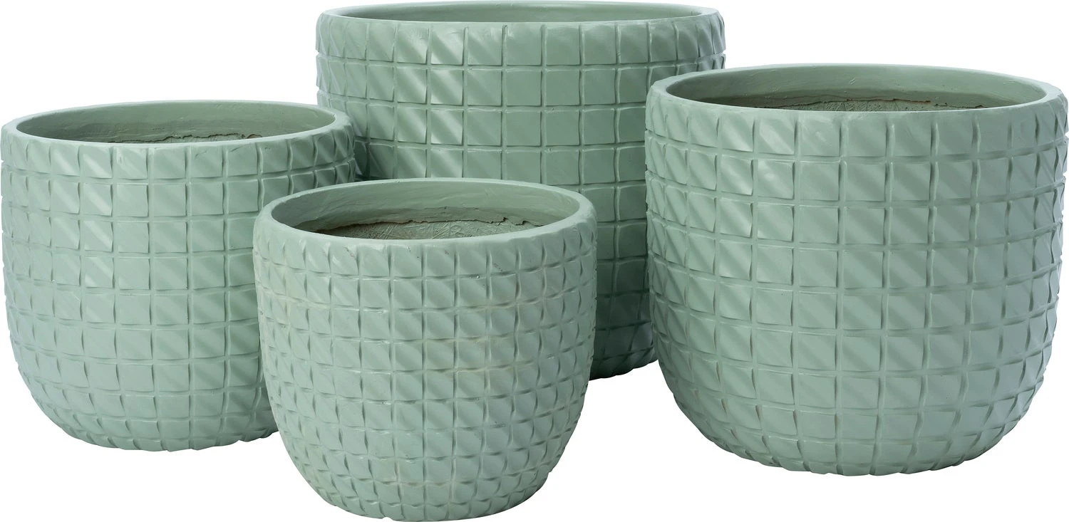 Intratuin Bloempot Xanna Groen D 33 H 28 Cm 2 Intratuin Bloempot Xanna Groen D 33 H 28 Cm - Afbeelding 2