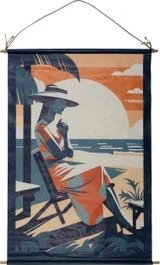 Intratuin Tuinschilderij Sunny Strandganger 90 X 60 Cm 1 Intratuin Tuinschilderij Sunny Strandganger 90 X 60 Cm