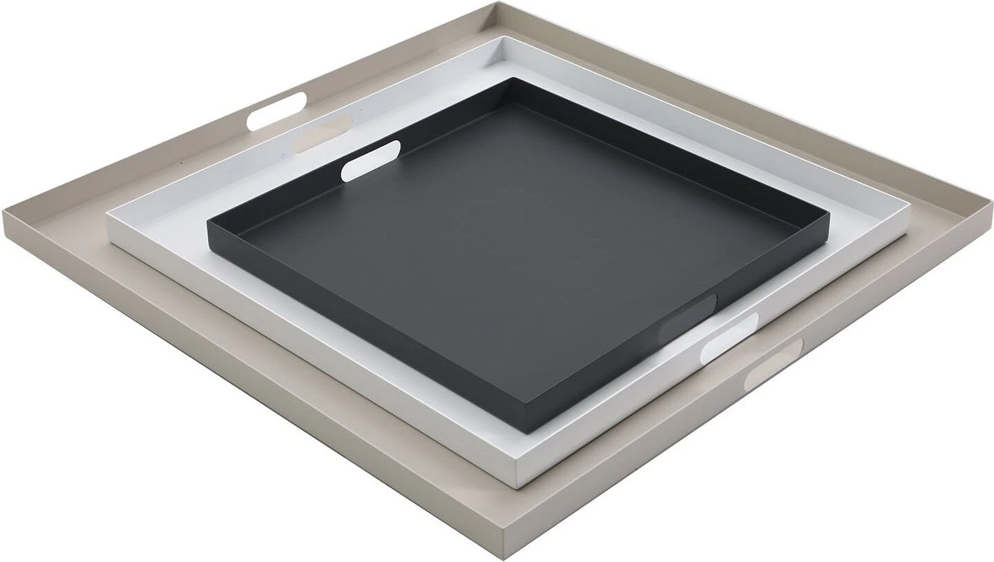 Intratuin Dienblad Isla Taupe 80 X 80 X 4 Cm 3 Intratuin Dienblad Isla Taupe 80 X 80 X 4 Cm - Afbeelding 3