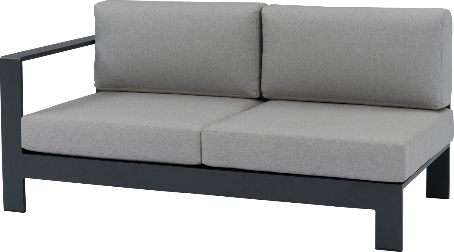 Intratuin 2-zits Loungebank Rechts Nova Antraciet 1 Intratuin 2-zits Loungebank Rechts Nova Antraciet