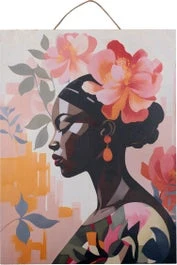 Intratuin Tuinschilderij Vrouw Met Bloem 30 X 40 Cm 1 Intratuin Tuinschilderij Vrouw Met Bloem 30 X 40 Cm